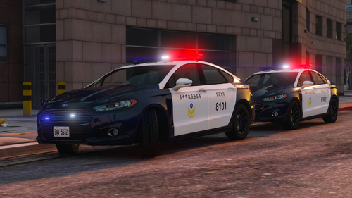 台灣警車 Taiwan Police Car(2016 Ford Mondeo)[ADD-ON|ELS]