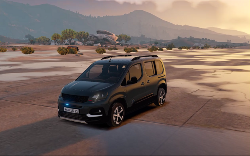 Peugeot Rifter Police Algérienne [Banalisée | UNMARKED | ELS]