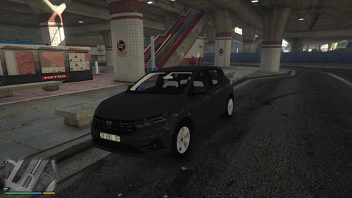 Undercover car (Mococcan Police) - Dacia Sandero 2021