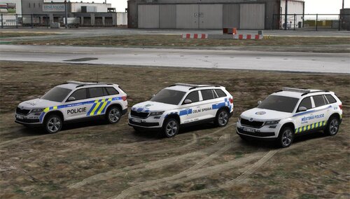 [ELS][REPLACE] Škoda Kodiaq 2018 Czech Police Pack - 3 Variations