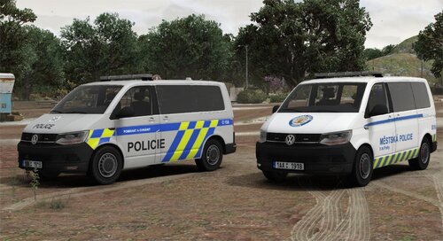 [ELS][REPLACE] Volkswagen Transporter T6 - Czech Policie
