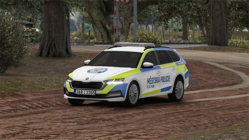 [ELS][REPLACE] 2020 Skoda Octavia Městská policie Praha (New design)