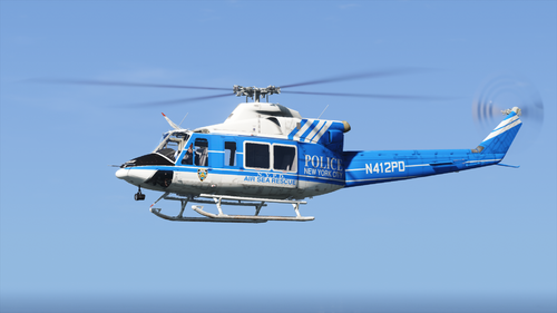 NYPD Bell 412 (Old Livery)