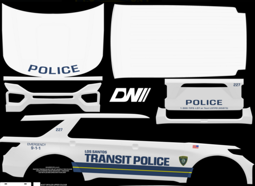 Los Santos Transit Police Explorer - Inspired Loosely off NJTPD