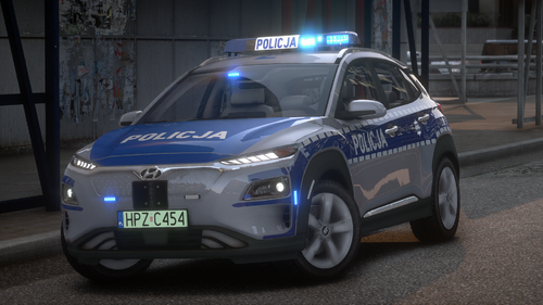 Hyundai Kona Polskiej Policji - Rework