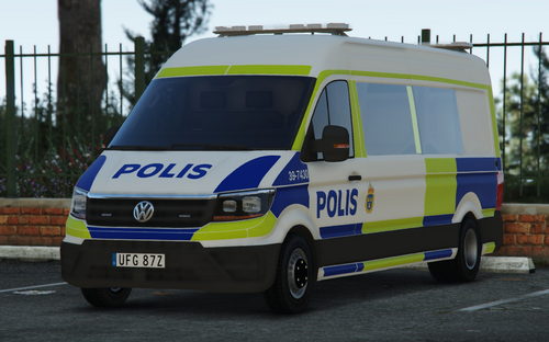 Swedish Police VW Crafter