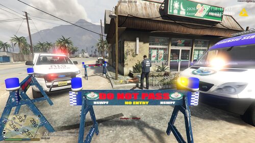 NSW POLICE BARRIER