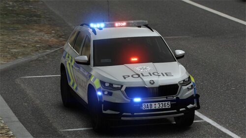 [ELS][REPLACE] Škoda Kodiaq 2022 Czech Police with ram