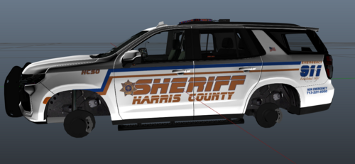 HARRIS COUNTY SHERIFF OFFICE TAHOE LIVERY