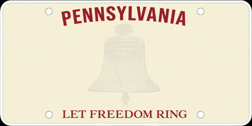 Pennsylvania Plate For License Plate Changer