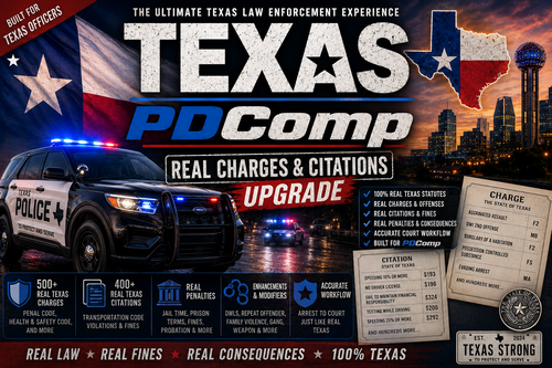 pdComp Charges and Citations TEXAS Edition