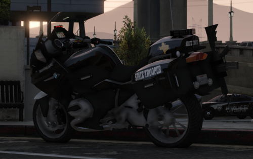 Texas Department of Public Safety BMW Police Bike Livery