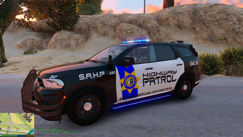 S.A.H.P | State Highway Patrol | Durango Livery Pack By K.E Designs