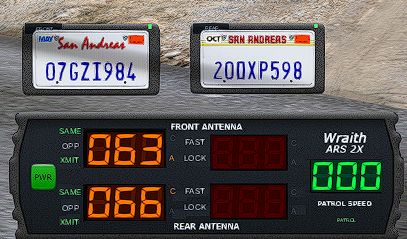 Wraith ARS X2 Ui for Patrol Suites RoadWatch radar.