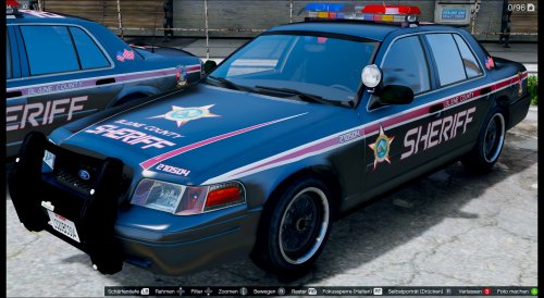 Blaine County Sheriff Painting For Ford Cvpi Lspd Mx7000 (car Mod By 