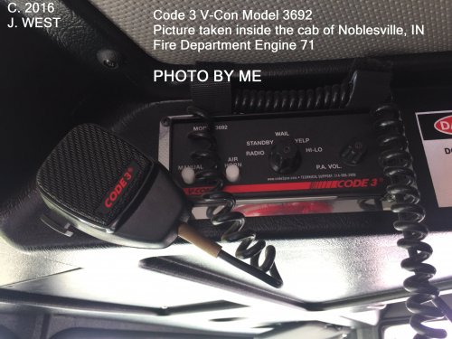Code 3 V-Con 3692 Siren Mod
