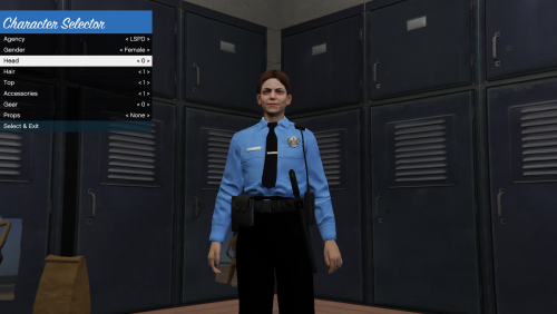 LSPD Light Blue Female