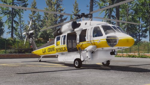 L.A. County Fire S-70A Firehawk