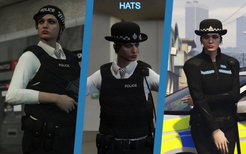 MP Female & Male British Police Uniforms - Player & Ped Modifications 