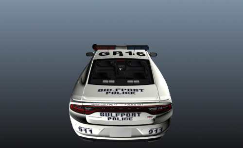 Gulfport P.D Livery 4K for Dodge Charger