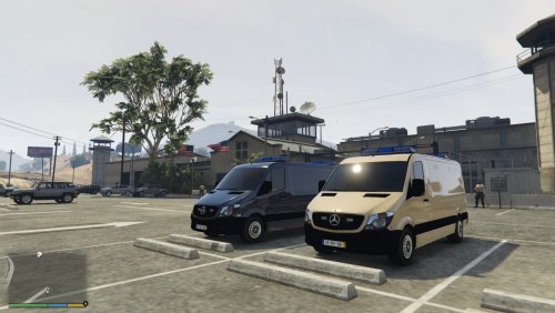 Portuguese Prison Bus & Police Bus - Mercedes Sprinter [Replace]