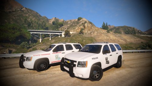 Louisiana State Police Tahoe