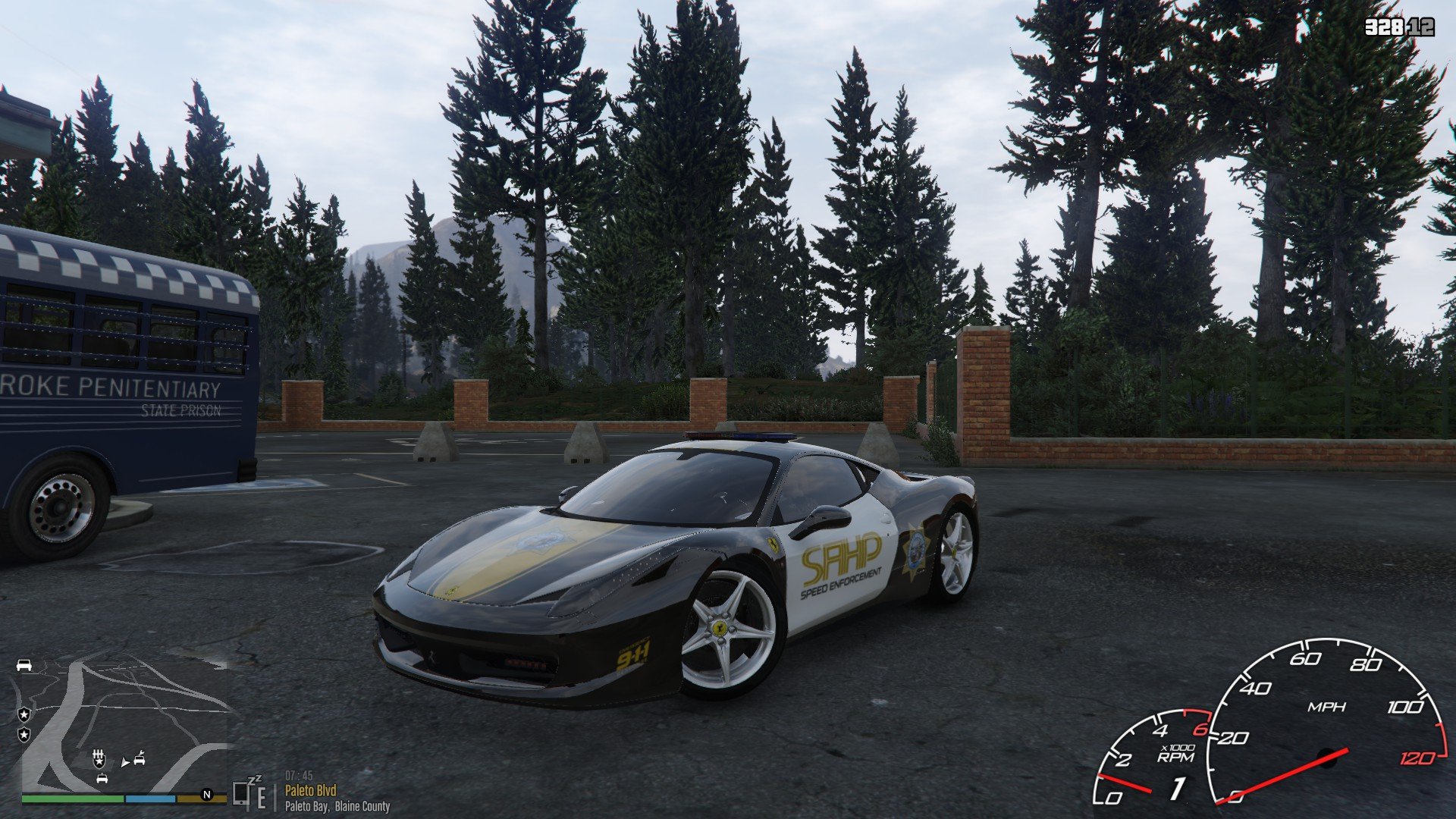 Download Ferrari 458 Italia - Police for GTA San Andreas