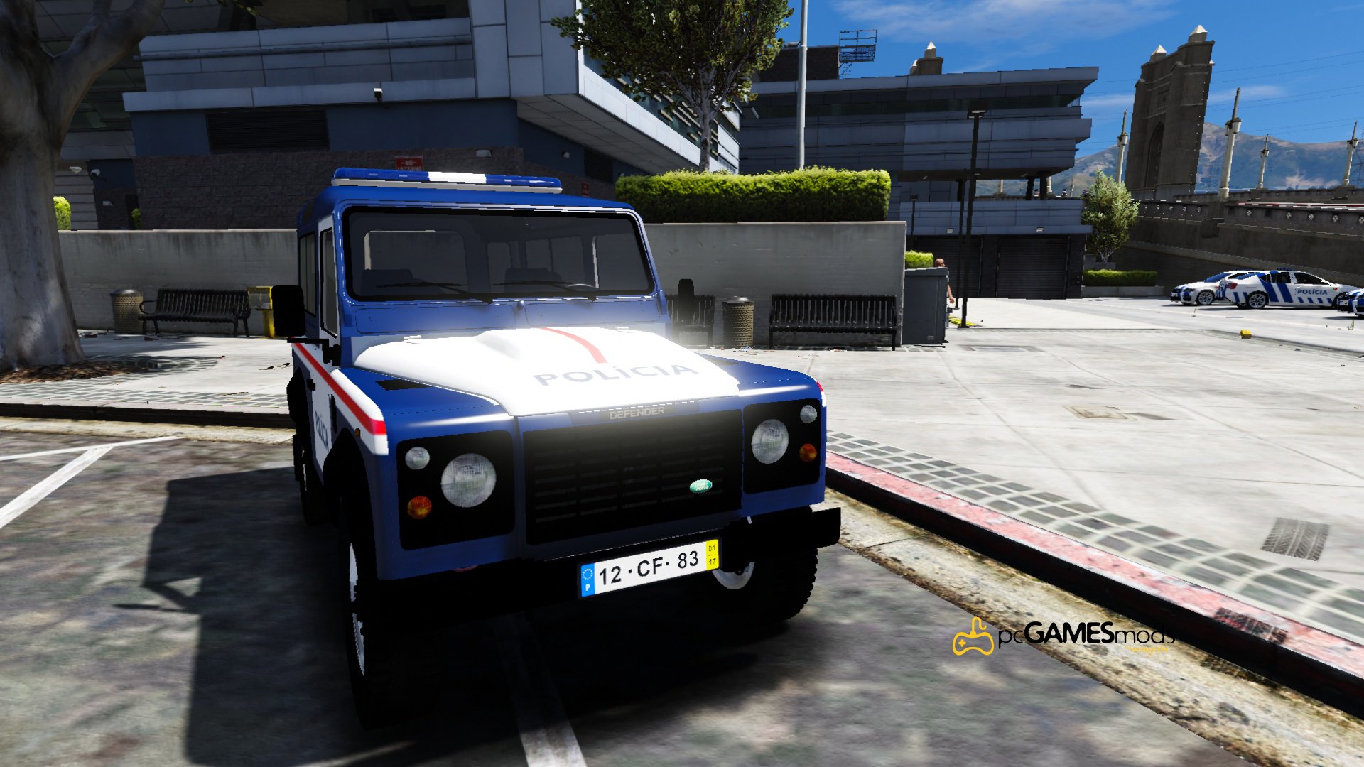 Land Rover Defender 90 Policia Naval for GTA 5