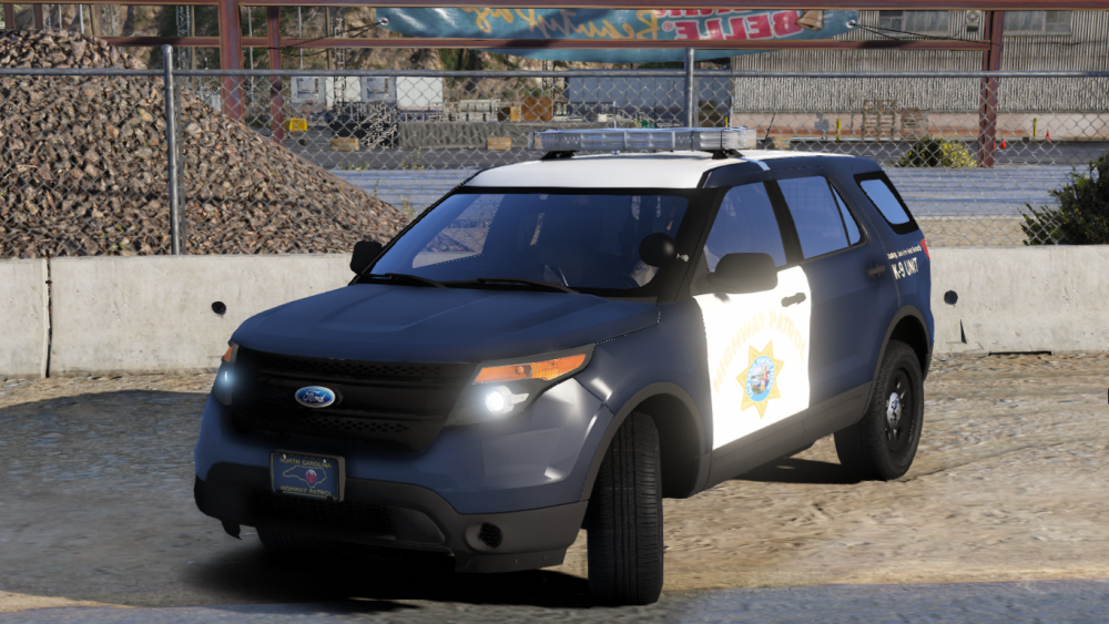 California Highway Patrol K-9 Ford Explorer 2014 - Vehicle