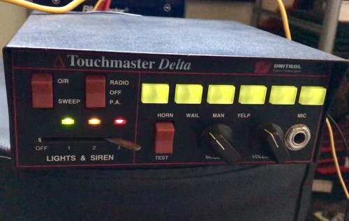 Hot Federal Signal TouchMaster Delta Siren PA Amplifier #1