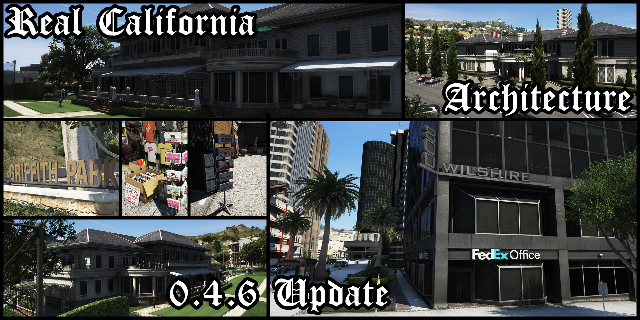 REAL LOS ANGELES STORY MODE - GTA 5 MODS