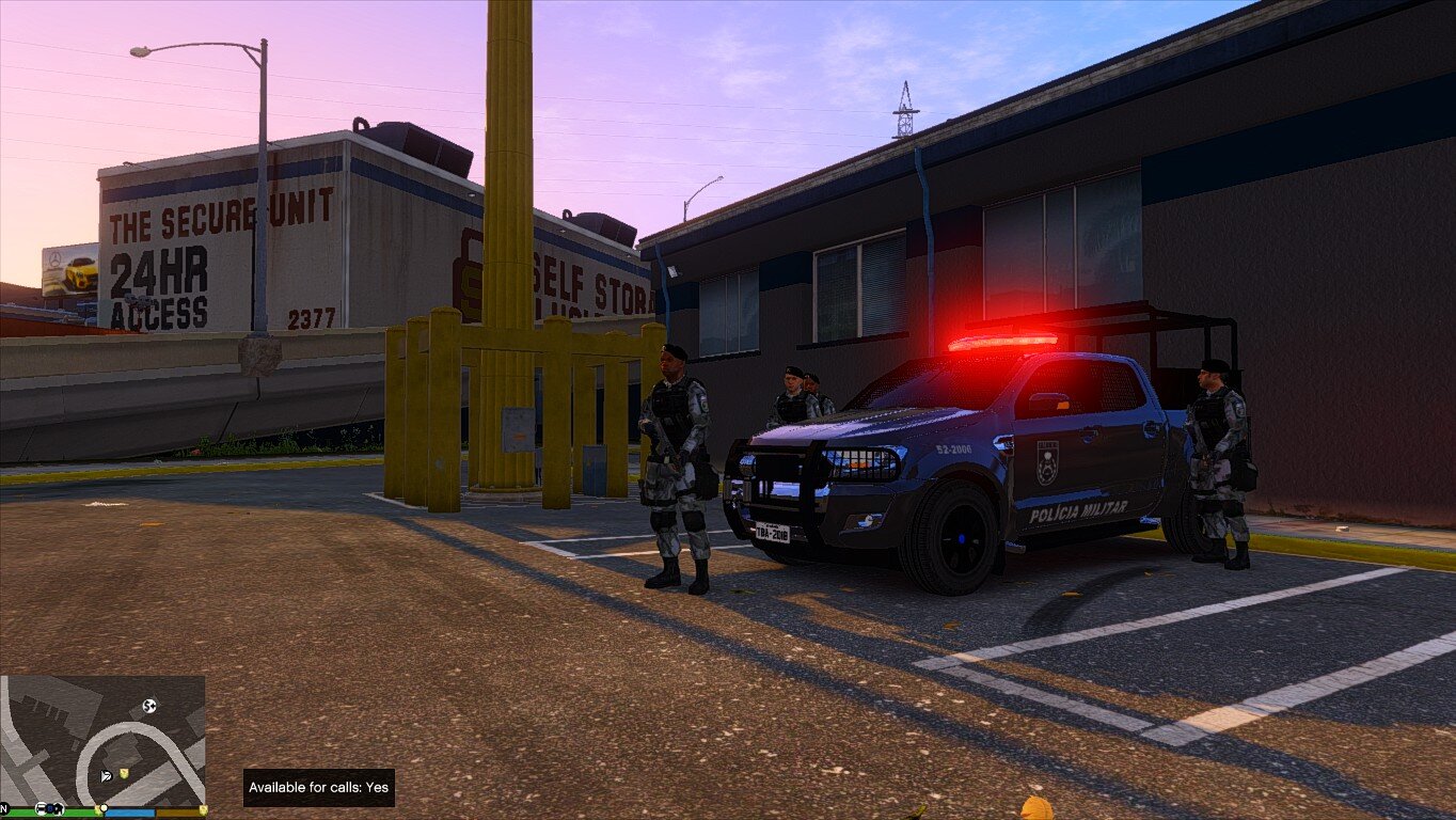 GTA V MOD Policia - Carro HILUX da Policia 