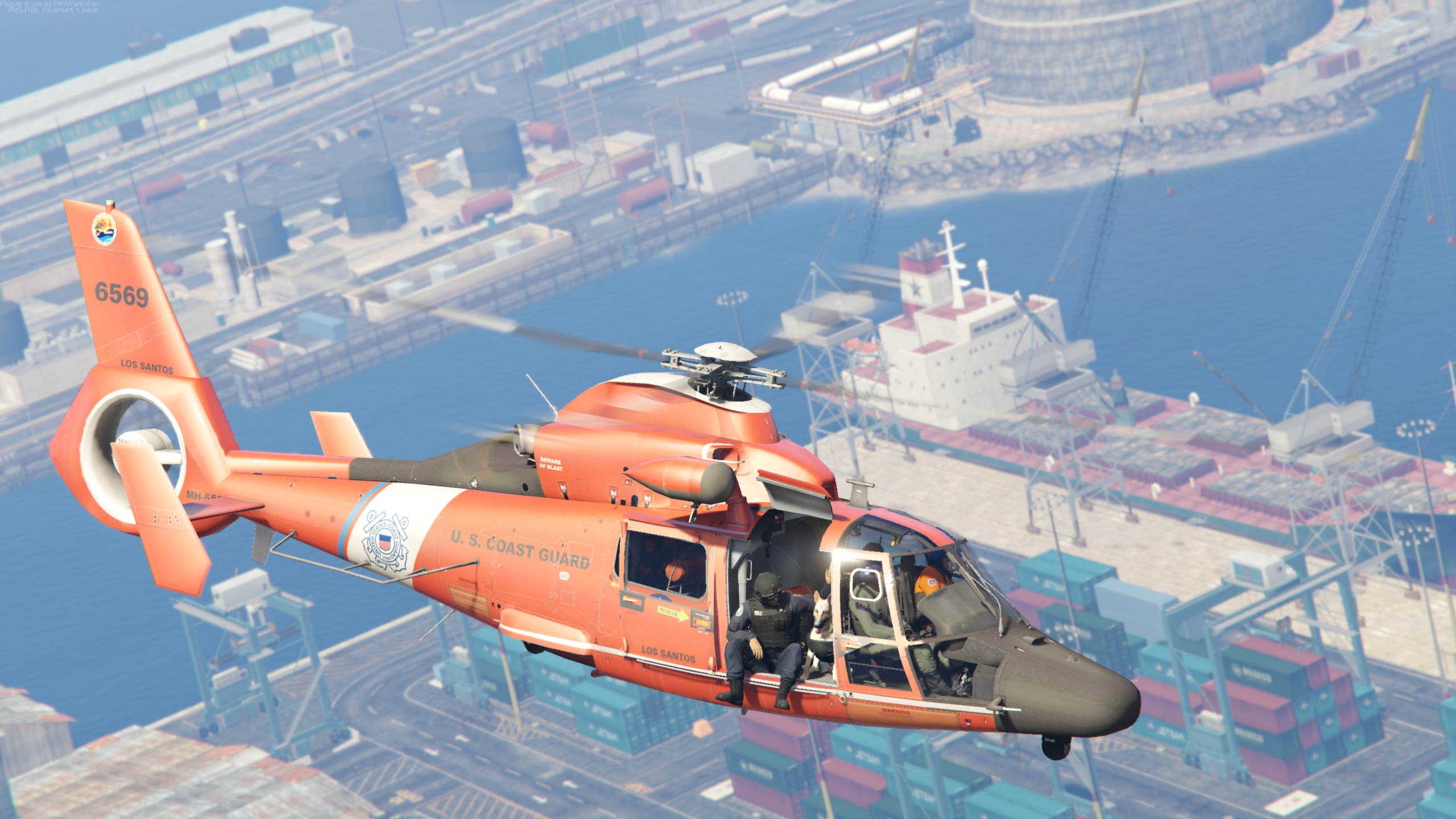 coast guard dauphin helicopter fsx