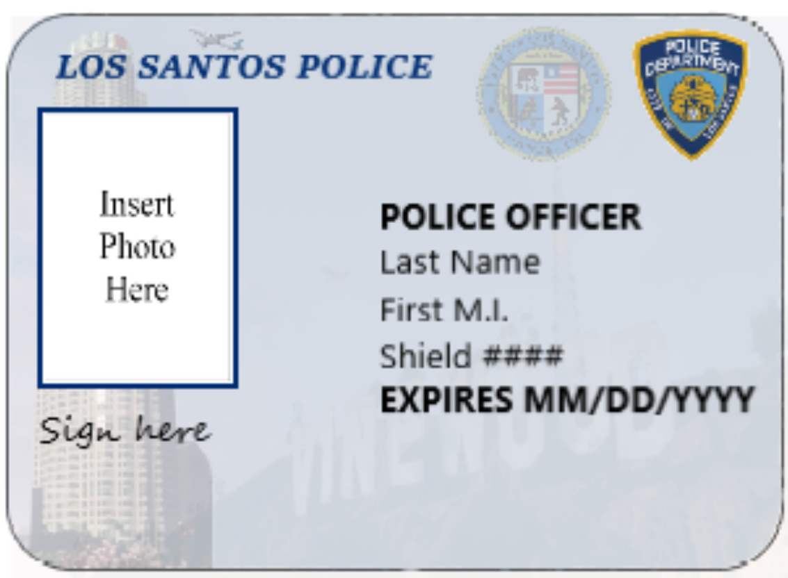 GTA V RP ID card badge (homeland security) by ARUkori on DeviantArt