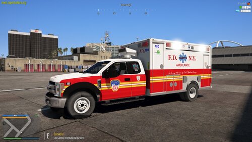 Fdny Lsfd Ambulance [els] [non Els] [fivem Replace] Vehicle Models