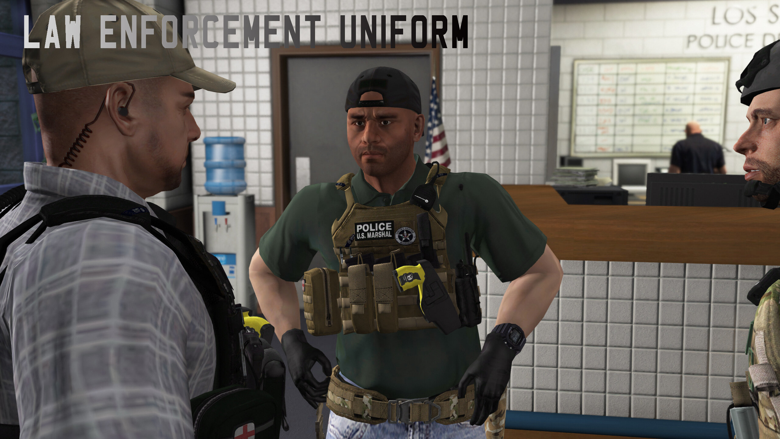 Law Enforcement Uniform - Player & Ped Modifications 