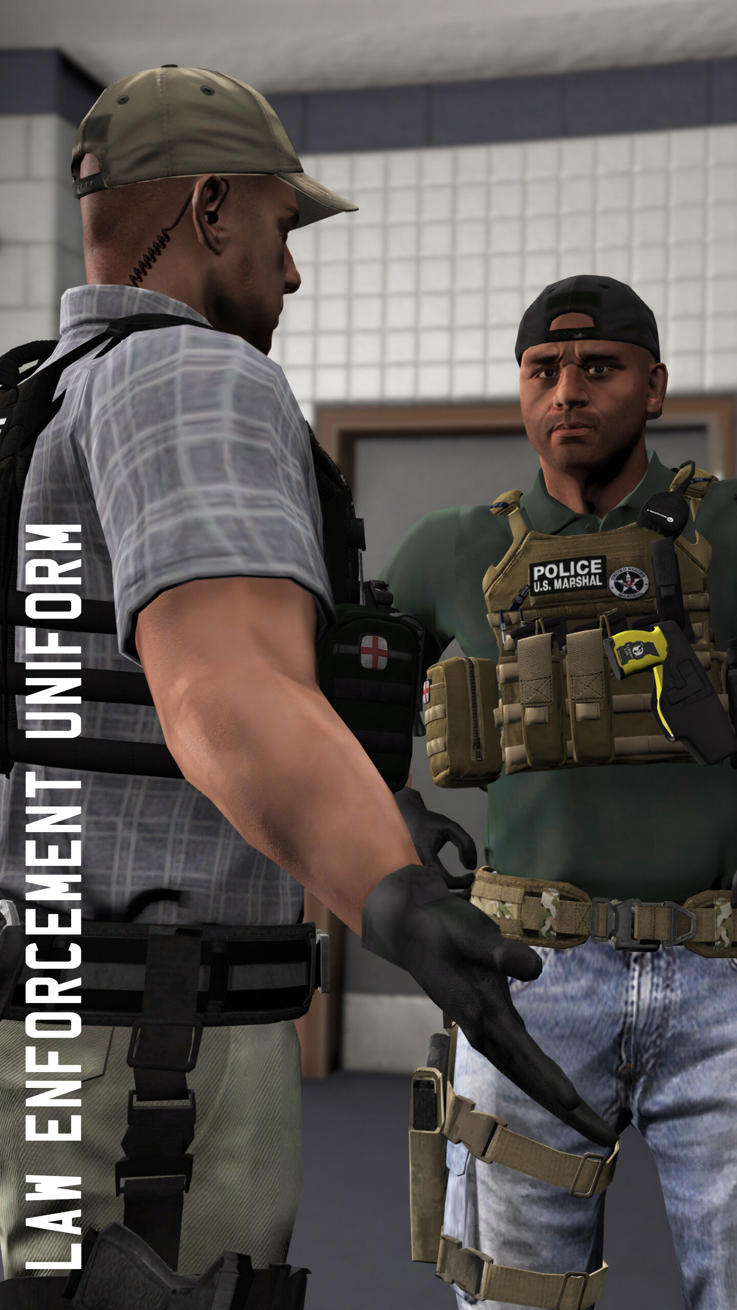Law Enforcement Uniform - Player & Ped Modifications 