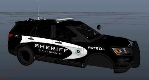 [4K] Blaine Count Sheriff's Office Custom Explorer Livery - Vehicle ...