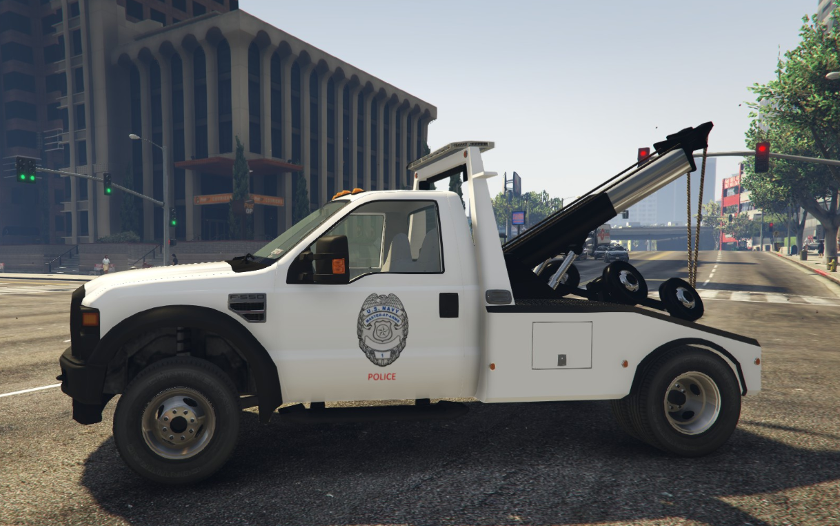 Us Navy Security Forces F550 Tow Truck Vehicle Textures Lcpdfr Com