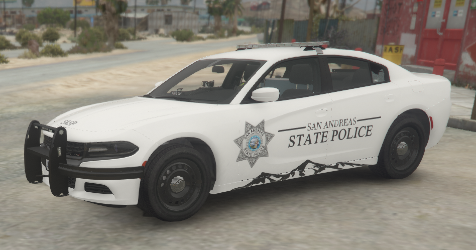 San Andreas State Police 2018 Dodge Charger - Vehicle Textures 