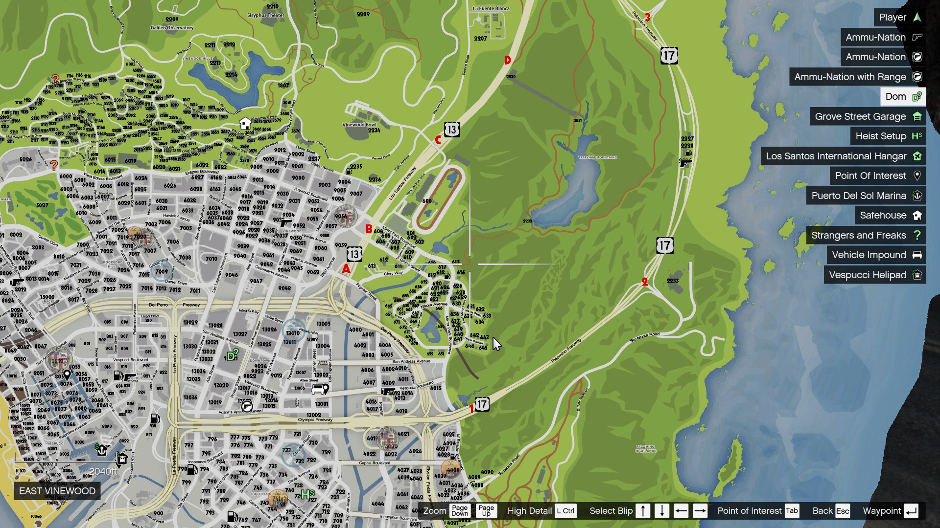 SP/FIVEM DOJRP Styled Map With Street Names and Addresses - Visuals & Data  FIle Modifications 