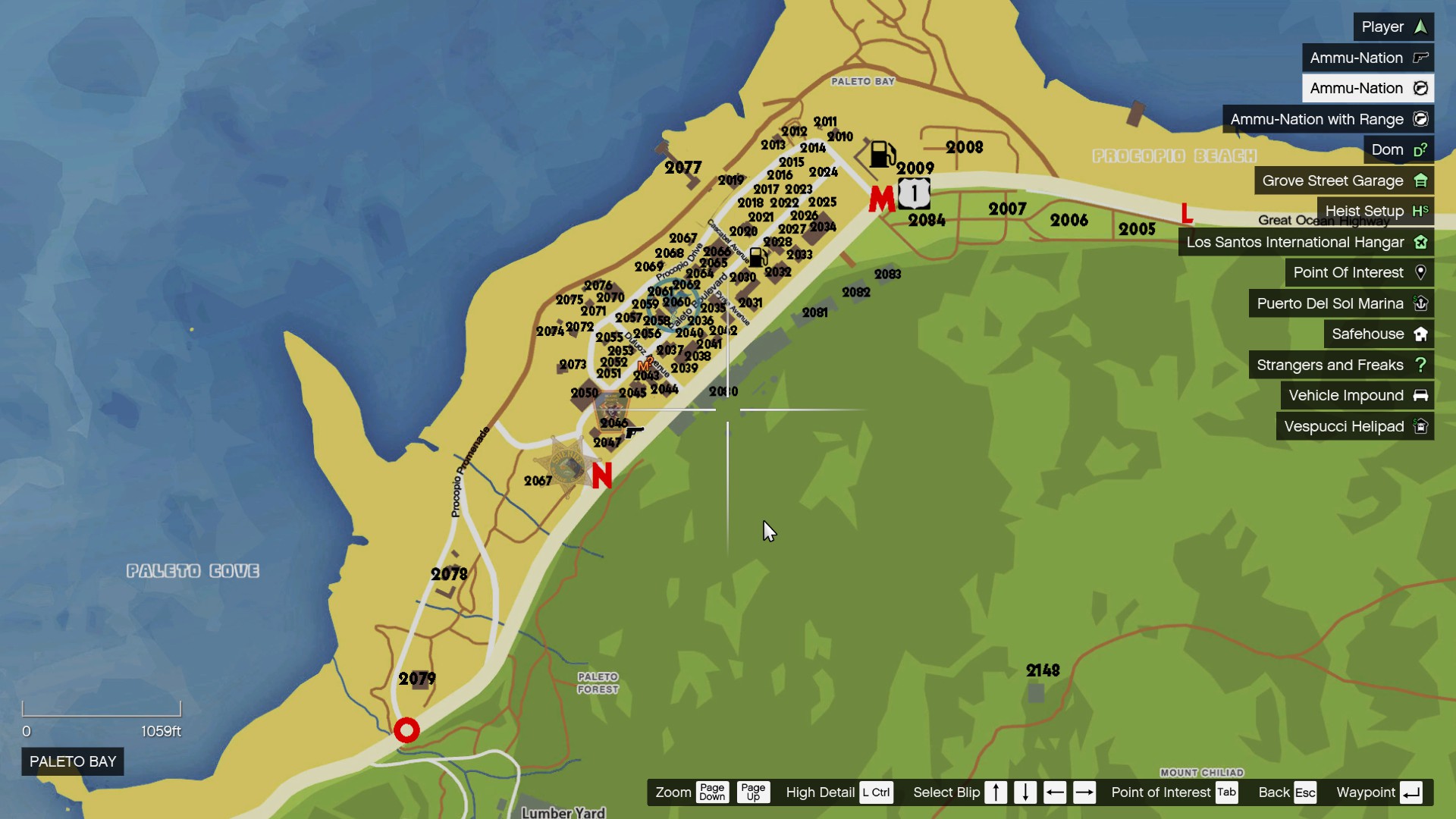 Large panoramic map of GTA 5, Games, Mapsland