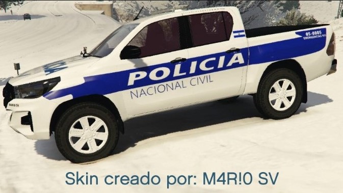 GTA 5 Colombia National Police Patrol (ELS) - Camioneta Policia Nacional  Colombia 2019 Toyota Hilux: Mods Colombia GTA V Mod 