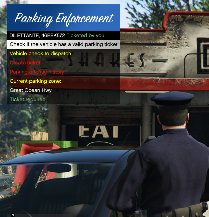 Police Menu (Computer, Speedcam, Parkingticket and more) - Script  Modifications & Plugins 