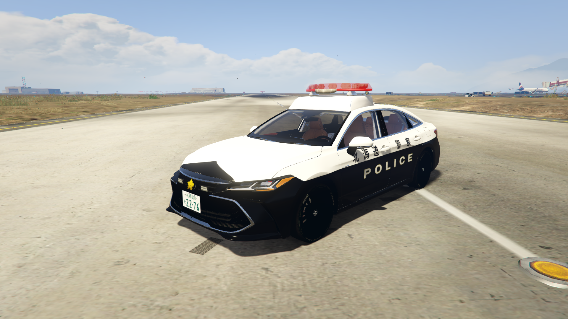 toyota avalon police car