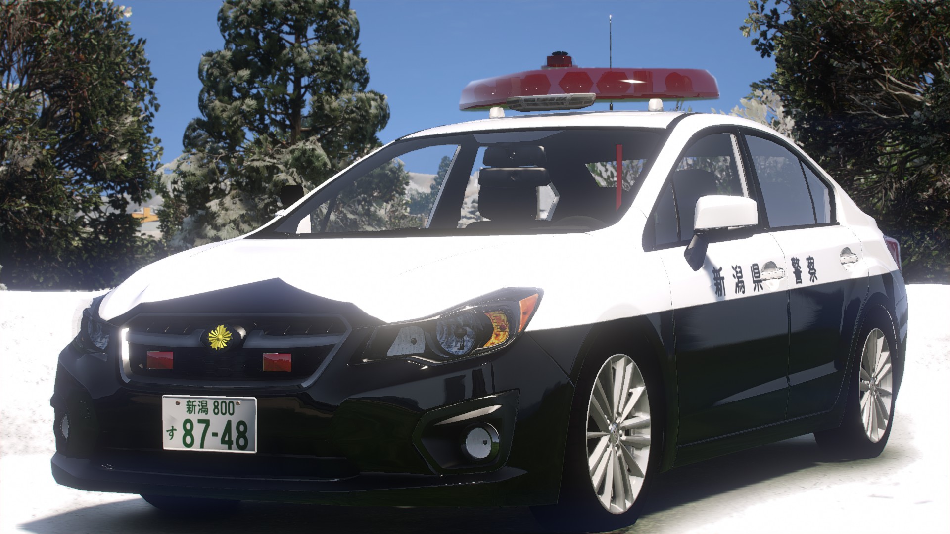 Subaru Impreza G4(2012) Japanese Police Patrol Car [Replace | ELS 