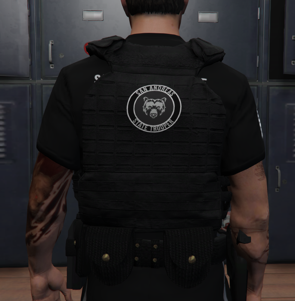 Civilian vest with morale patches. - Player & Ped Modifications