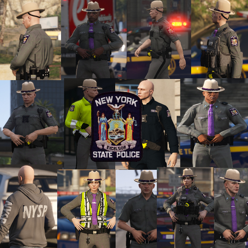 New York State Trooper & E.U.P 8.2 & 9.3 - Player & Ped Modifications ...