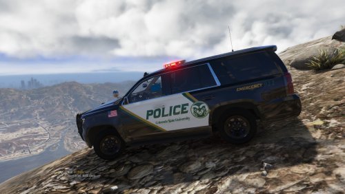 Colorado State University Police Chevy Tahoe