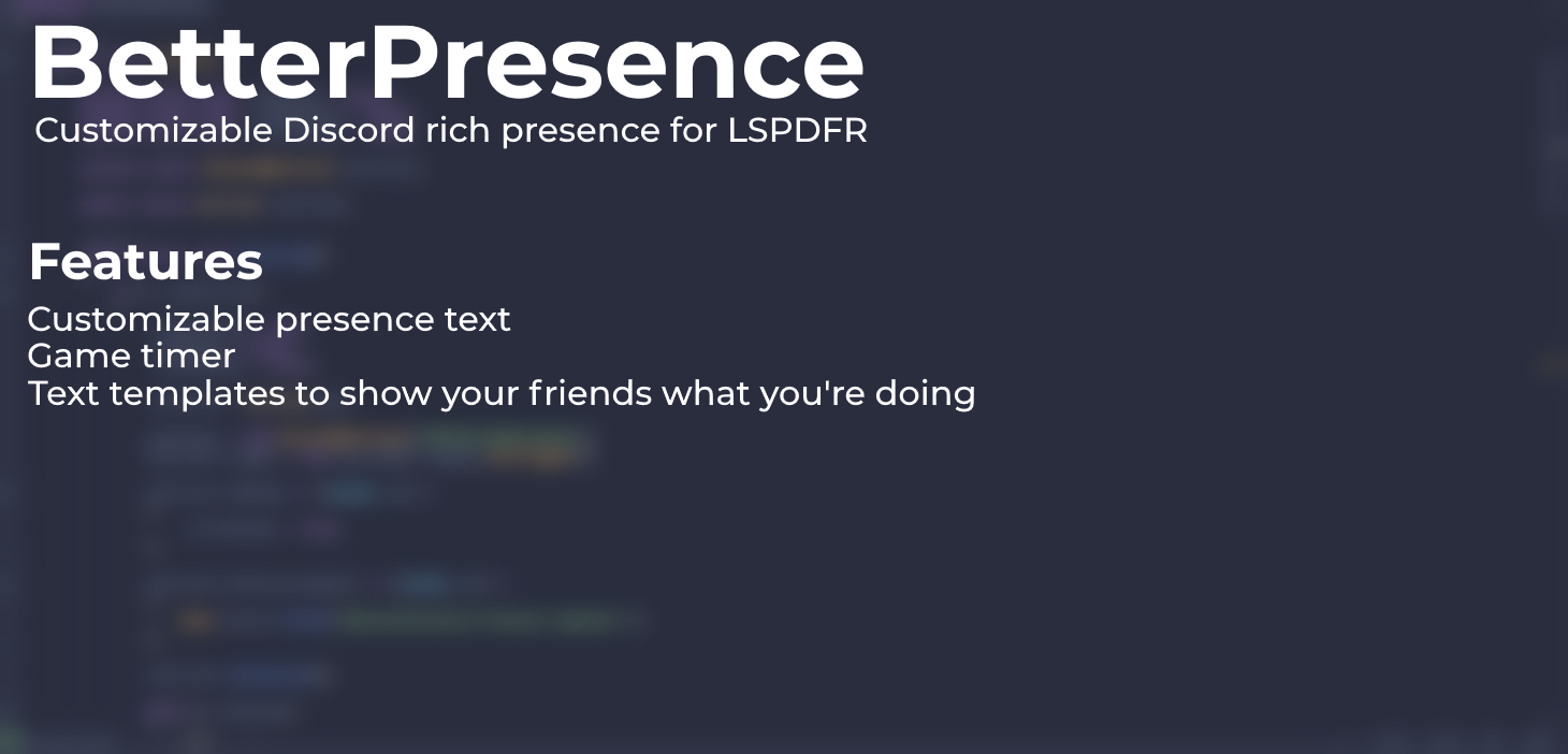 RagePresence - Discord Rich Presence Support [.NET] - GTA5-Mods.com